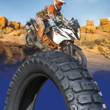A thorough bred off road adventure competition tyre